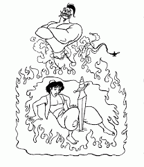 Select from 35915 printable crafts of cartoons, nature click the jafar coloring pages to view printable version or color it online (compatible with ipad and. Download Aladdin Are On Fire Fighting With Jafar Coloring Pages Or Coloring Home