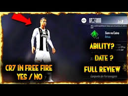 Browse millions of popular free fire wallpapers and ringtones on zedge and personalize hi,guys. Ronaldo In Free Fire Real Or Fake News Free Fire New Character Cr7 Cr7 Ability Avenger Gaming Youtube