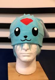 Blue Magic Cat Bunny Dog Warm Animal Fleece Hat Gift Accessory Beanie Game  Anime Cosplay Cosplay Rpg Fantasy Handmade