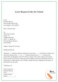 The family and medical leave act requires employers to provide employees with time off (without pay) for serious family and personal medical conditions requiring care, for the birth or adoption of a child or the placement of a child into foster care with the employee, and for emergencies arising from a family member's active military duty. Sample Request Letter Template For Leave Vacation Holiday