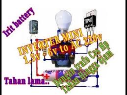 Mini Inverter Dc 1 5v 6v To Ac 220v Jt Atau Joule Thief Youtube Joule Thief Electronic Circuit Projects Joules