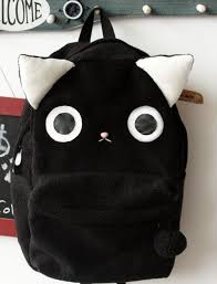 Bayan Sirt Cantasi Modelleri Siyah Fermuarli Kedi Figurlu In 2020 Fun Bags Bags Cute Backpacks