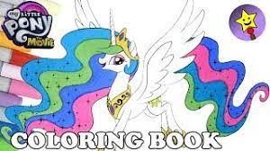 My little pony princess celestia 02 coloring page coloringpages. Princess Celestia Coloring Book Mlp My Little Pony The Movie Coloring Page Youtube