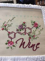 This counted cross stitch pattern with a hanukkah theme was created from a photograph. Fo Took The Day Off To Finish My Christmas Hanukkah Cross Stitches Wine For My Aunt Crossstitch