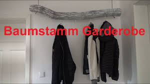 Welche materialien sie dafür benötigen und wie sie die garderobe schritt für schritt selber bauen. Baum Garderobe Selber Machen Baumstamm Garderobe Selber Bauen Youtube
