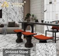 Luxury Marble Design New Material Decoration for Hotel Flooring High Gloss  Foshan Factory Price 1200*2400*9mm Porcelain Big Slab Sintered Stone