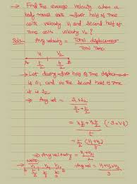 Average Speed Average Velocity And Acceleration Iit Jee And Neet Physics