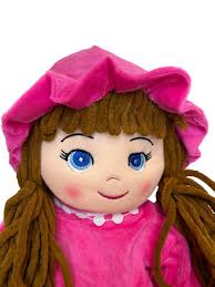50cm cloth rag doll, cloth doll, doll with braids, cap and dress brown lily  doll soft and safe doll with wool braids, assorted colors random colors :  Amazon.com.be: Toys