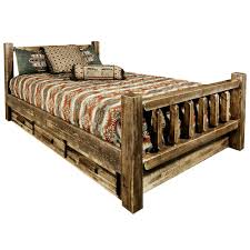 Returning to our roots, bassett's bench*made collection brings all of those. Montana Woodworks Homestead Collection Medium Brown Queen Bed With Storage Mwhcsbqsl The Home Depot