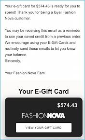 Fashion nova coupons and discount codes for july 2021 from couponcabin. Fashion Nova Guthaben Gift Card Fashion Nova Gift Card Neat
