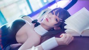 5.0 out of 5 stars 1. 341203 Mai Sakurajima Bunny Costume Cosplay Cosplayer Girls Sayathefox Rascal Does Not Dream Of Bunny Girl Senpai 4k Wallpaper Mocah Hd Wallpapers