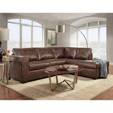 Sturdy and adaptable, this tan leather sectional is the focal point in any room, and will easily adapt to your future decor whims. Sectionals Furniture Fair Cincinnati Dayton Louisville