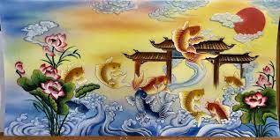 Trong phong thủy, sự kích hoạt cho dòng thủy tại căn nhà nơi ta sinh sống là một trong những điều tối quan trọng. Tranh Ä'a Quy Ca Chep VÆ°á»£t VÅ© Mon Pc0069 Ä'a Quy 24h