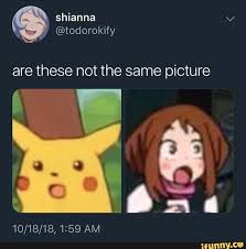 Are These Not The Same Picture Boku No Hero Academia Funny My Hero Academia Episodes Anime Memes Funny