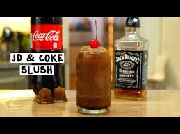 Jd Coke Slush Tipsy Bartender Cherry Drink Summertime Recipes Summer Drinks Alcohol