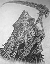 Smiling Reaper Grim Reaper Drawing Reaper Drawing Grim Reaper