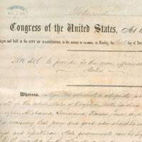 Union generals policed these districts. U S Senate The Civil War The Senate S Story