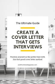 Work From Home Cover Letter The Foolproof Template That Gets Results