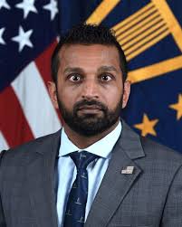 Kash Patel looks like his inner mantra is “be cool, be cool, act normal.”