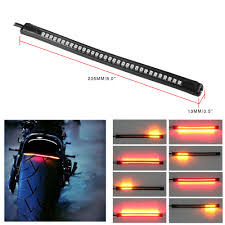 32 Led Flexible Motorcycle Brake Turn Light Strip Mequirky