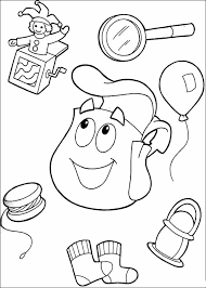 Dora The Explorer Backpack Printable Coloring Pagejpg Coloring Pages Dora And Friends Dora Coloring