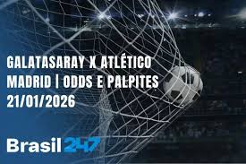 Galatasaray x Atlético Madrid - Super Odds e Palpites do Futebol - 21/01/2026