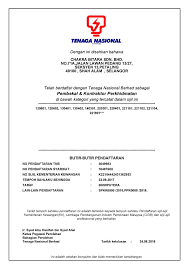 Pendaftaran syarikat dengan kementerian kewangan malaysia**. Certificate Chakrabitara Sdn Bhd