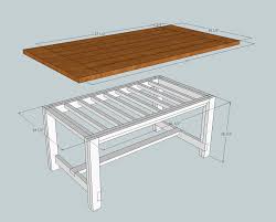 Rustic Farmhouse Table Plans Table En Bois Rustique Meuble De Style Et Table Bois