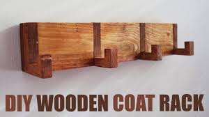 Our gallery of 28 coat rack ideas offers designs that integrate easily into every interior. Diy Wooden Coat Rack Coat Rack Wall Mounted Youtube