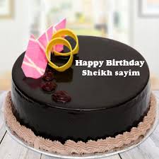 Successfully Write Your Name In Image Birthday Cake Writing Happy Birthday Cakes Chocolate Cake Designs