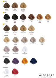 Alfaparf Hair Color Chart Sbiroregon Org