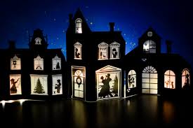 Little house on the prairie s01e15 christmas at plum creek. Paper Christmas Village Templates Adventure In A Box