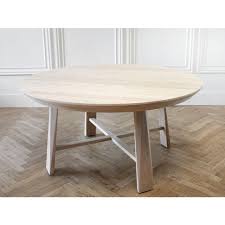 Brand new solid oak dining table with two extension leaves. Custom Solid White Oak Round Dining Table Chairish