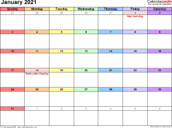 You can download our blank january 2021 calendar for free by clicking below. January 2021 Calendar Templates For Word Excel And Pdf