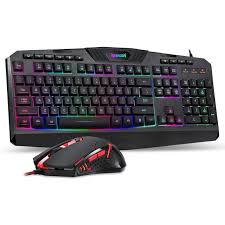 Redragon k551rgb mitra rgb backlit mechanical keyboard with blue switches. Redragon S101 Wired Gaming Keyboard And Mouse Combo Rgb Backlit Gaming Keyboard With Multimedia Keys Wrist Rest And Red Backlit Gaming Mouse 3200 Dpi For Windows Pc Gamers Black Walmart Com
