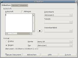 In diesem tutorial zeige ich euch anhand von einem kleinen beispiel wie ihr bestimmte zellen in eurem formular vor veränderungen schützen könnt. Etiketten Drucken Apache Openoffice Wiki