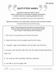 What Are Quotation Marks Worksheet Education Com Quotation Marks Quotations Punctuation Worksheets