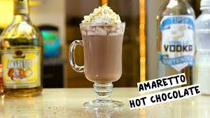Amaretto Hot Chocolate Tipsy Bartender Recipe Chocolate Cocktails Hot Chocolate Tipsy Bartender