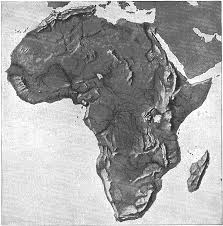 It is also the longest range in africa that remains unbroken. Map Of A Relief Map From 1890 Of Africa Showing The Major Mountain Desert River And Lake Systems On The Continent The Whole Continent Is A Moderately Elevated Plateau Surrounded Of All Sides By Marginal Mountains Which Either Slope Abruptly Down To