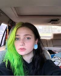 Pin By Kat Ketenbrink On Hair Inspo Split Dyed Hair Half Dyed Hair Green Hair