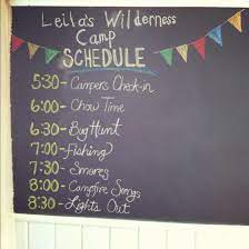 Camping Birthday Bash Itinerary Camping Party Camping Birthday Birthday Party