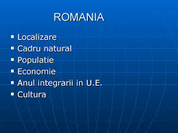 Are o suprafata de 8680 km si 250000 locuitori. Pozitia Geografica A Romaniei Prezentaciya Onlajn