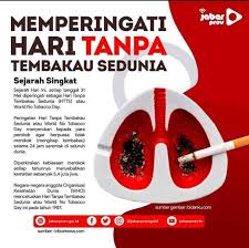 Gerakan ini menyerukan para perokok agar berpuasa tidak merokok selama 24 jam serentak di seluruh dunia. Memperingati Hari Tanpa Tembakau Sedunia Atmago