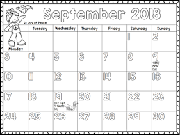 2018 Monthly Calendar For Kids Classroom Freebies Kids Calendar School Calendar Classroom Freebies