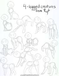 Unique And Creative Anime Drawing Concepts Animal Sketches Furry Drawing Creature Drawings