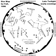 Simple Constellation Map For Kids Star Constellations Map