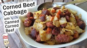 Push all the cabbage out to the edges of the pan/pot and put the canned corned beef in the center. Corned Beef Cabbage Recipe With Canned Corned Beef Myfoodchannel