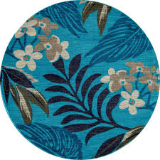 Art Carpet Palm Coast Tranquil Blue 4 Ft X 6 Ft Area Rug Aqua Area Rug Round Area Rugs Area Rugs