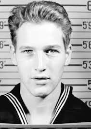 A young Paul Newman in his early Navy days.