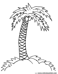 Free printable palm tree coloring pages for kids! Coloring Pages Of Palm Trees Coloring Home
